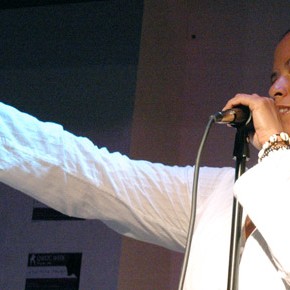 Event photos of OUTSPOKEN 2011: Queer Women of Color & Trans POC spoken-word and live music showcase