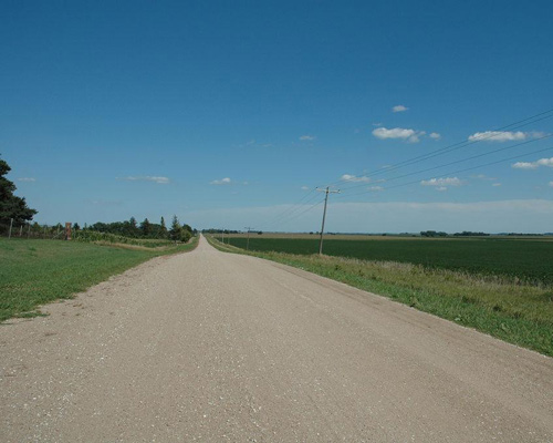 Nebraska road in Scribner